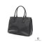 PRADA SAFFIANO LUX 30 BLACK SAFFIANO 2 ZIP GHW