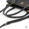 PRADA SAFFIANO LUX 30 BLACK SAFFIANO 2 ZIP GHW