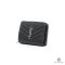 YSL BI FOLD ZIPPY SHORT BLACK CHEVRON SHW