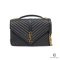 YSL COLLEGE BLACK CALF GHW