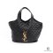 YSL MAXI SHOPPING BAG BLACK LAMB GHW