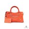 BALENCIAGA CITY GIANT MINI ORANGE CALF SHW