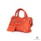 BALENCIAGA CITY GIANT MINI ORANGE CALF SHW