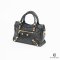 BALENCIAGA CITY MINI BLACK CALF GHW