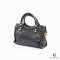 BALENCIAGA CITY MINI BLACK CALF GHW