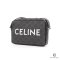 CELINE HORIZONTAL MESSENGER MEDIUM BLACK CANVAS GHW