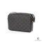 CELINE HORIZONTAL MESSENGER MEDIUM BLACK CANVAS GHW