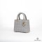 DIOR LADY MEDIUM GREY LAMB GHW