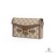 GUCCI HORSEBIT 1955 CAMERA BROWN GG MONOGRAM GHW