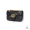 GUCCI MARMONT 22 BLACK CALF GHW