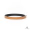 HERMES BELT 32 MM 75CM BLACK CURRY STAMP P