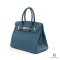 HERMES BIRKIN 30 BLUE ZELLIGE GHW STAMP A