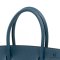 HERMES BIRKIN 30 BLUE ZELLIGE GHW STAMP A