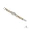 HERMES CLIPPER WATCH 2.5 CM WHITE STAINLESS STEEL GHW