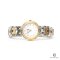 HERMES CLIPPER WATCH 2.5 CM WHITE STAINLESS STEEL GHW