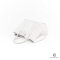 HERMES GARDEN PARTY 36 WHITE SHW STAMP O SQ