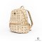 MCM BACKPACK SMALL BEIGE CALF GHW