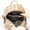 MCM BACKPACK SMALL BEIGE CALF GHW