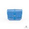 NEW GOYARD BELVEDERE PM BLUE CANVAS SHW