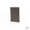 NEW GOYARD GRENELLE PASSPORT TAN BLACK CANVAS