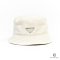 PRADA BUCKET HAT L WHITE SHW