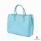 PRADA SAFFIANO BLUE SAFFIANO LEATHER GHW