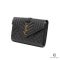 YSL ENVELOPE BLACK CHEVRON GHW