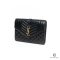 YSL ENVELOPE CLUTCH BLACK GHW