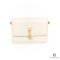 YSL SOLFERINO MEDIUM WHITE CALF GHW