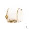 CHANEL CLASSIC ADJ BALL 7_ WHITE CALF GHW