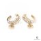 CHANEL EARRING CC LOGO DIMOND GHW