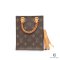 LV PETIT SAC PLAT BROWN MONOGRAM CANVAS GHW