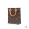 LV PETIT SAC PLAT BROWN MONOGRAM CANVAS GHW