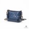 CHANEL GABRIELLE SMALL BLUE NAVY LAMB SGHW