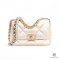 CHANEL FLAP 19 26 GOLD METALLIC RGHW