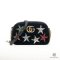 GUCCI MARMONT CAMERA BLACK STAR VELVET GHW