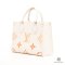 LV ON THE GO WHITE ORANGE CALF GHW