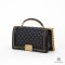 CHANEL BOY HANDLE 10_ BLACK CALF GHW