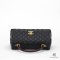 CHANEL COCO LIZARD 10.5_ BLACK CAVIAR GHW