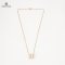 HERMES H POP NECKLACE IN WHITE