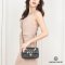CHANEL CLASSIC 8" LAMP SKIN IN BLACK WITH COCO CHARMS GHW