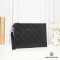 GUCCI CLUTCH LEATHER EMBOSSED BLACK