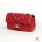 CHANEL CLASSIC 7_ RED CALF SHW