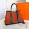 HERMES GARDEN PARTY 30 ORANGE CANVAS GHW