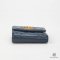 CHANEL TRIFOLD WALLET 19 SHORT BLUE NAVY GHW