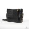 CHANEL GABRIELLE MEDIUM BLACK CHEVRON CALF SGHW