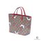 GUCCI KID_S TOTE BROWN RED GG SUPREME MONOGRAM SHW