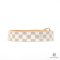 Louis Vuitton BELT 100 WHITE DAMIER CANVAS GHW