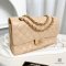 CHANEL CLASSIC 10_ BEIGE CAVIAR GHW