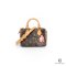 NEW LV SPEEDY BAND LIMITED NANO MONOGRAM CANVAS GHW